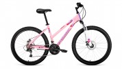 Велосипед 26' хардтейл, рама женская FORWARD IRIS 26 2.0 disc розовый, 18 ск., 17' RBKW97N6P003